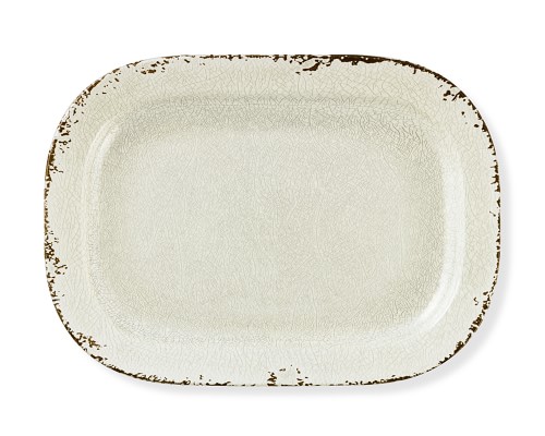 Rustic® Outdoor Melamine Platter, Ivory