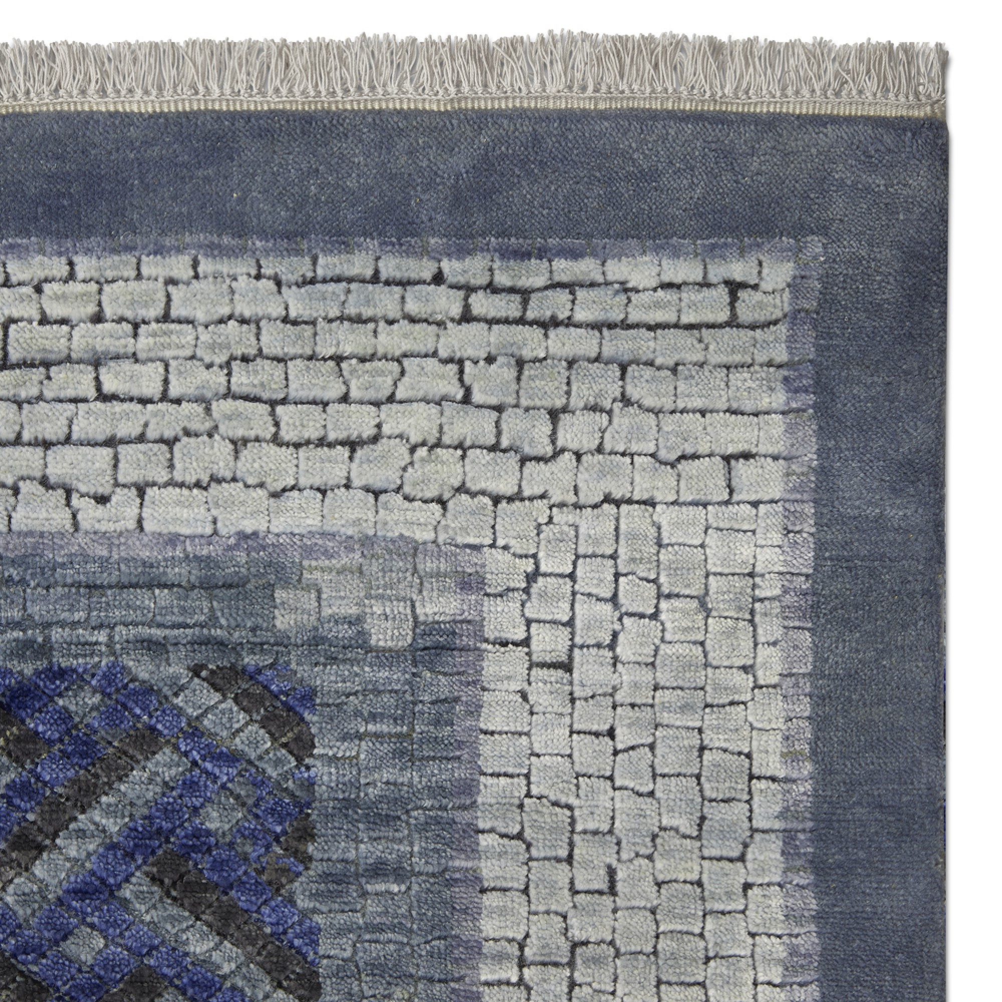 Luke Irwin: Deverill Mosiac Hand Knotted Rug Swatch