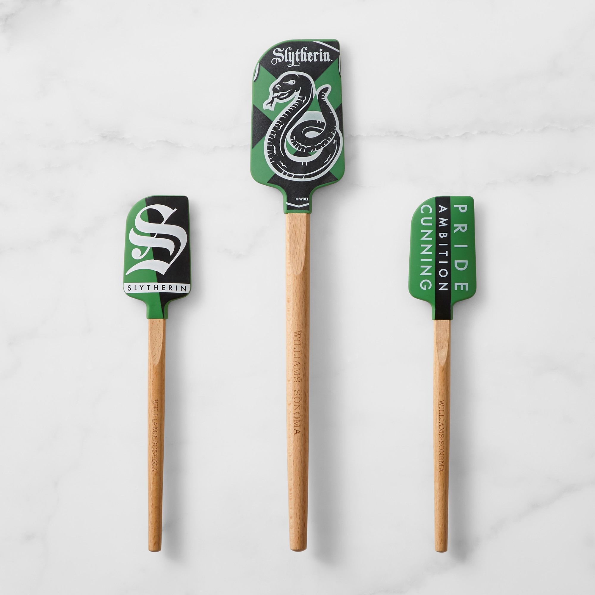 HARRY POTTER™ SLYTHERIN™ Silicone Spatulas, Set of 3