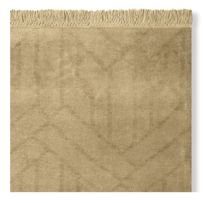 Geo Moon Hand Knotted Rug Swatch