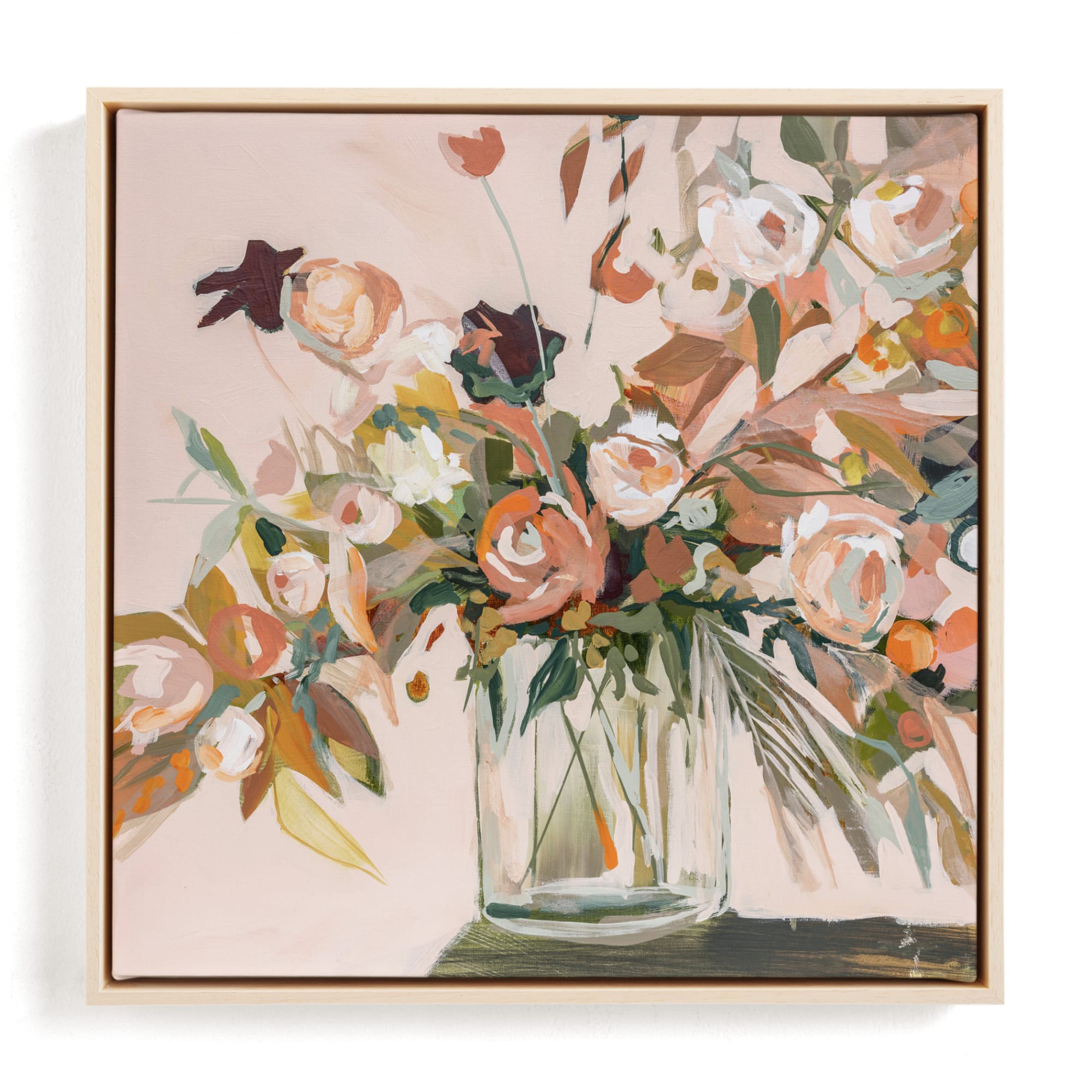 Just Peachy Limited Edition Kitchen Art by Minted