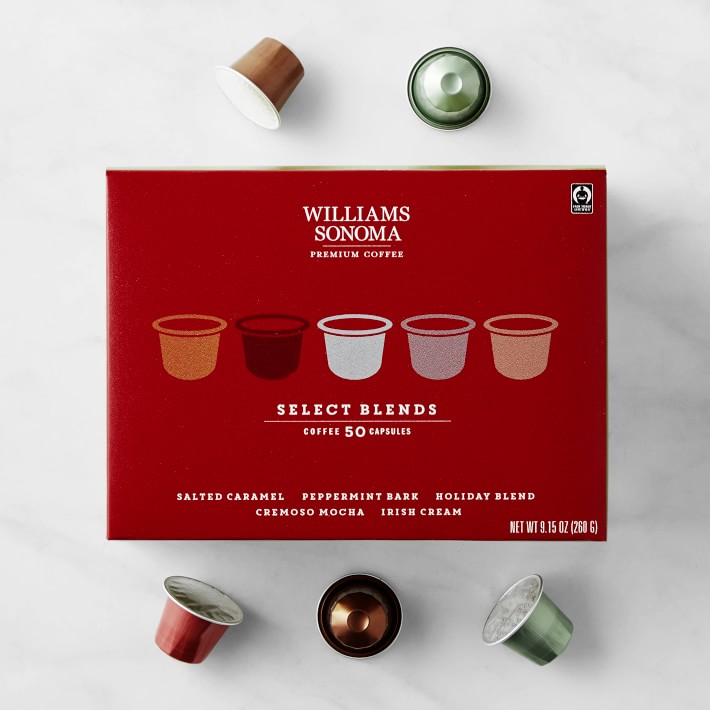 Williams Sonoma Coffee Capsule Holiday Flavor Gift Set