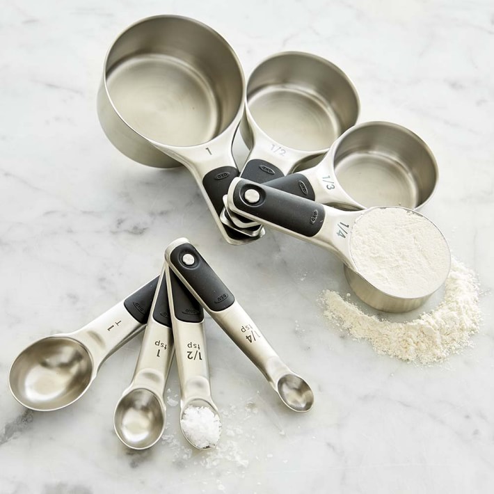 OXO Stainless-Steel Measuring Cups &amp; Spoons