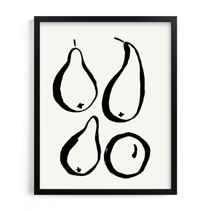 Still-life with Four Pears Limited Edition Kitchen Art by Minted