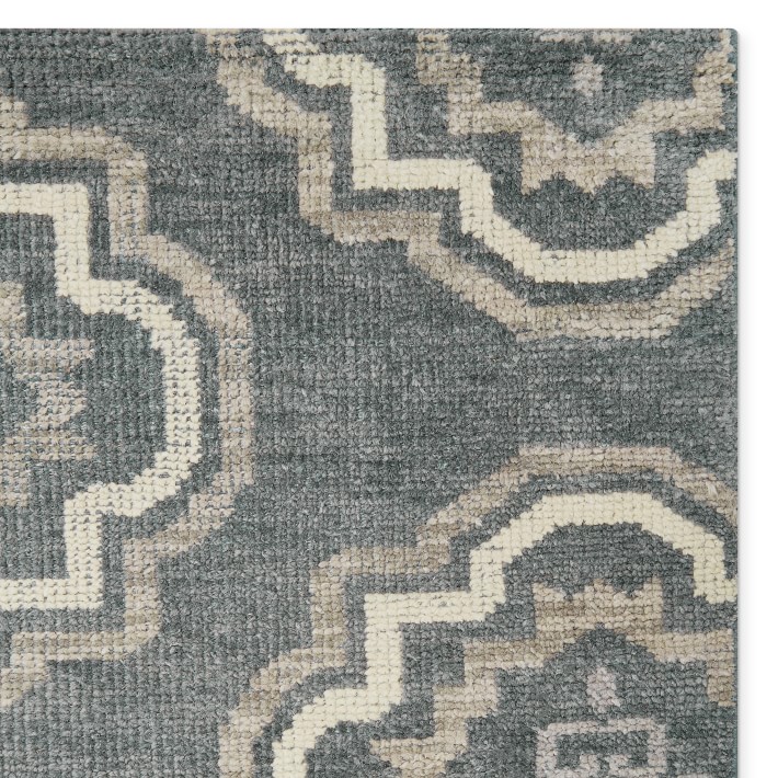 Zenith Hand Knotted Rug Swatch