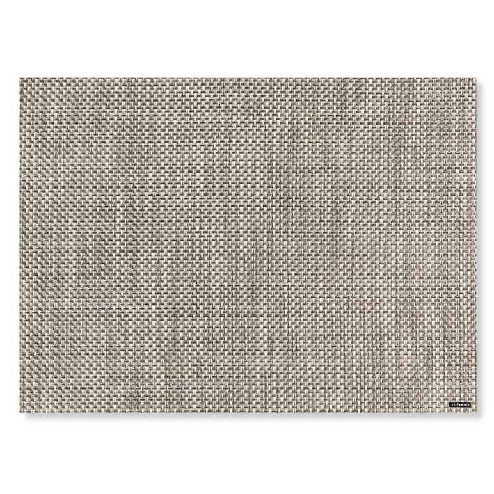 Chilewich Basketweave Placemats, Set of 4, Oyster