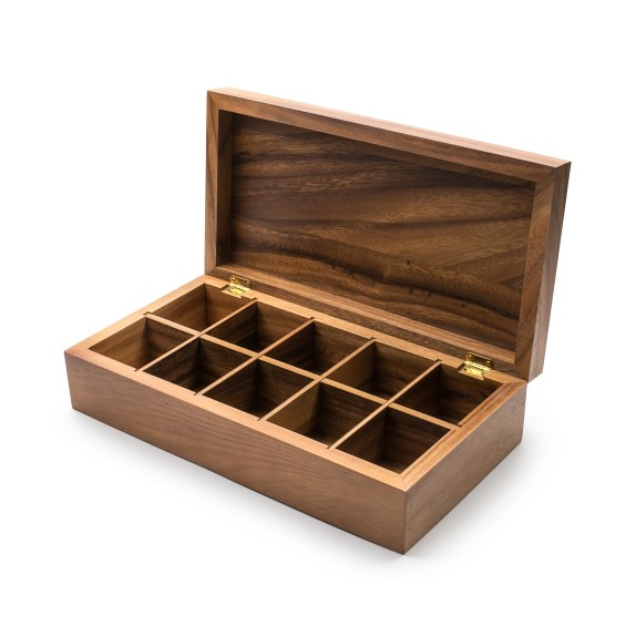 Tea Box, Acacia Wood | Williams Sonoma