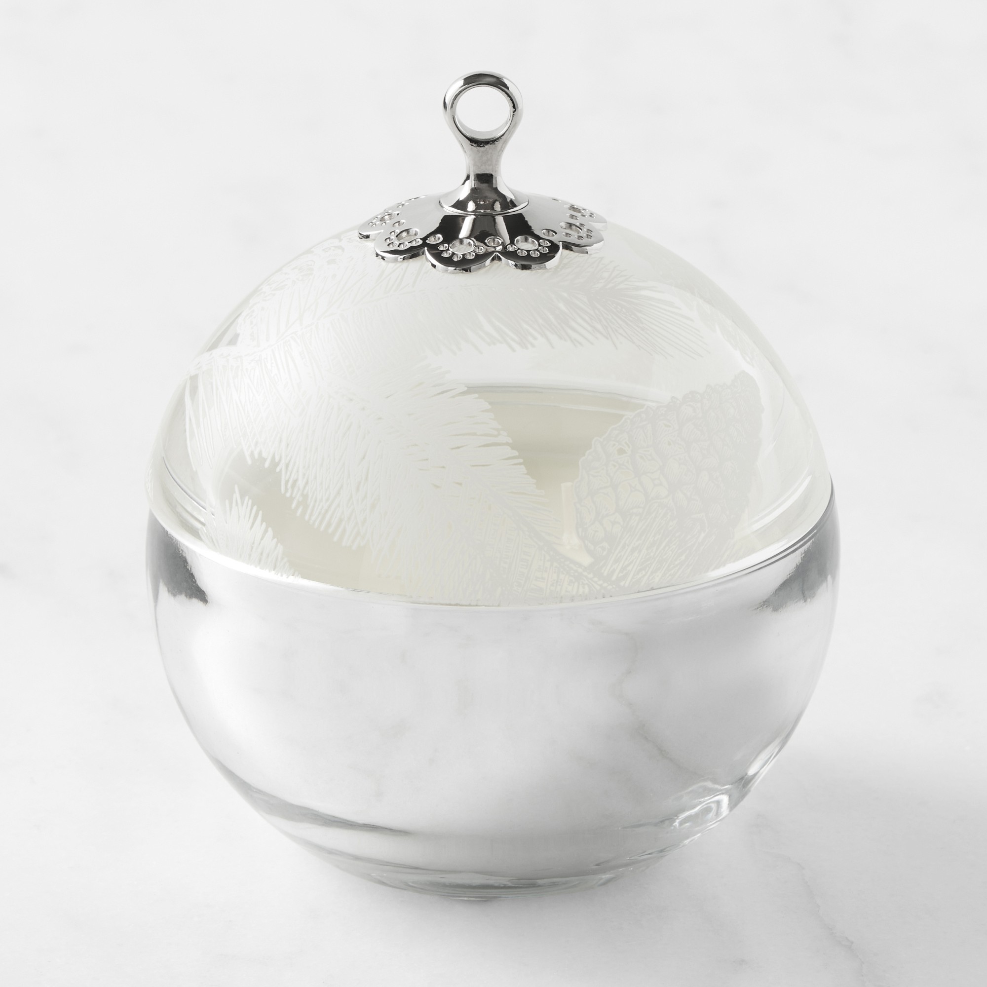 Williams Sonoma Winter Forest Ornament Candle