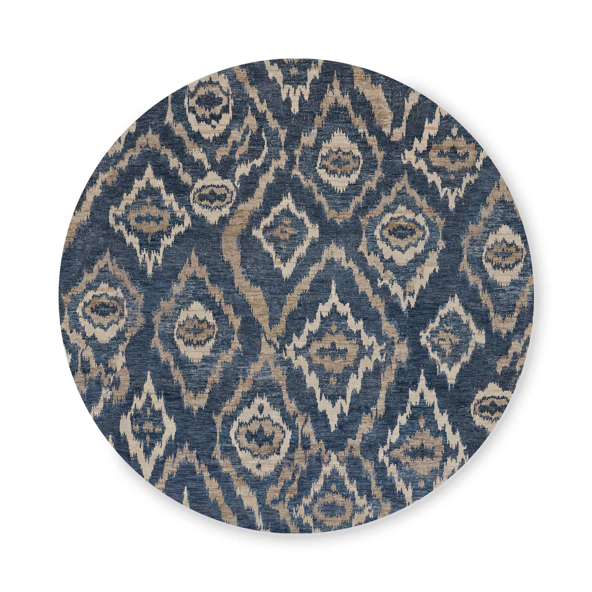 River Ikat Hand Knotted Rug