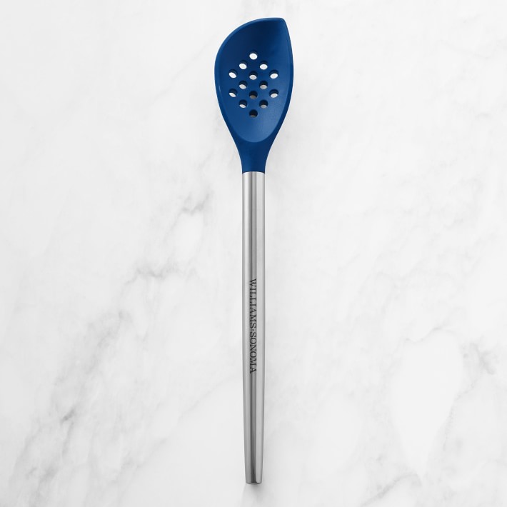 Williams Sonoma Stainless-Steel Silicone Angled Corner Spoon