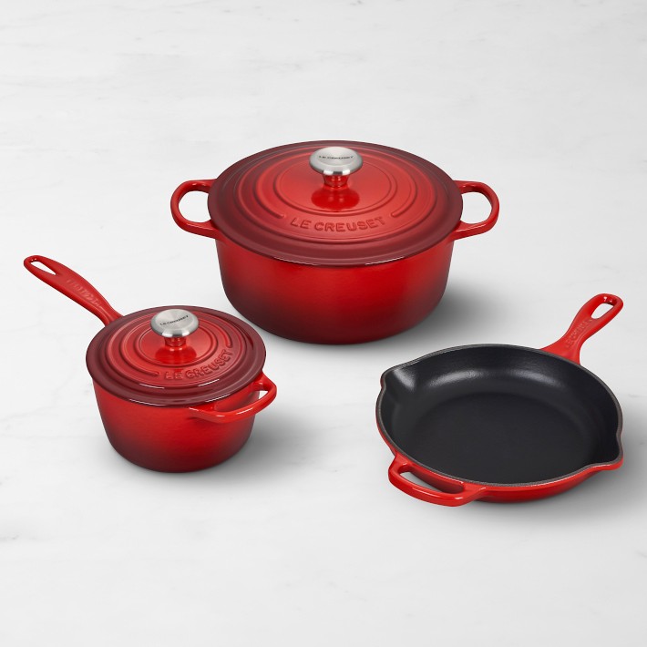 Le Creuset Signature Enameled Cast Iron 5-Piece Cookware Set