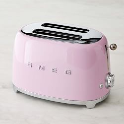 SMEG 2-Slice Toaster, Pink