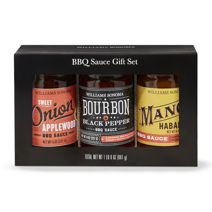 Williams Sonoma BBQ Sauce Gift Set, Sweet, Spicy & Smokey