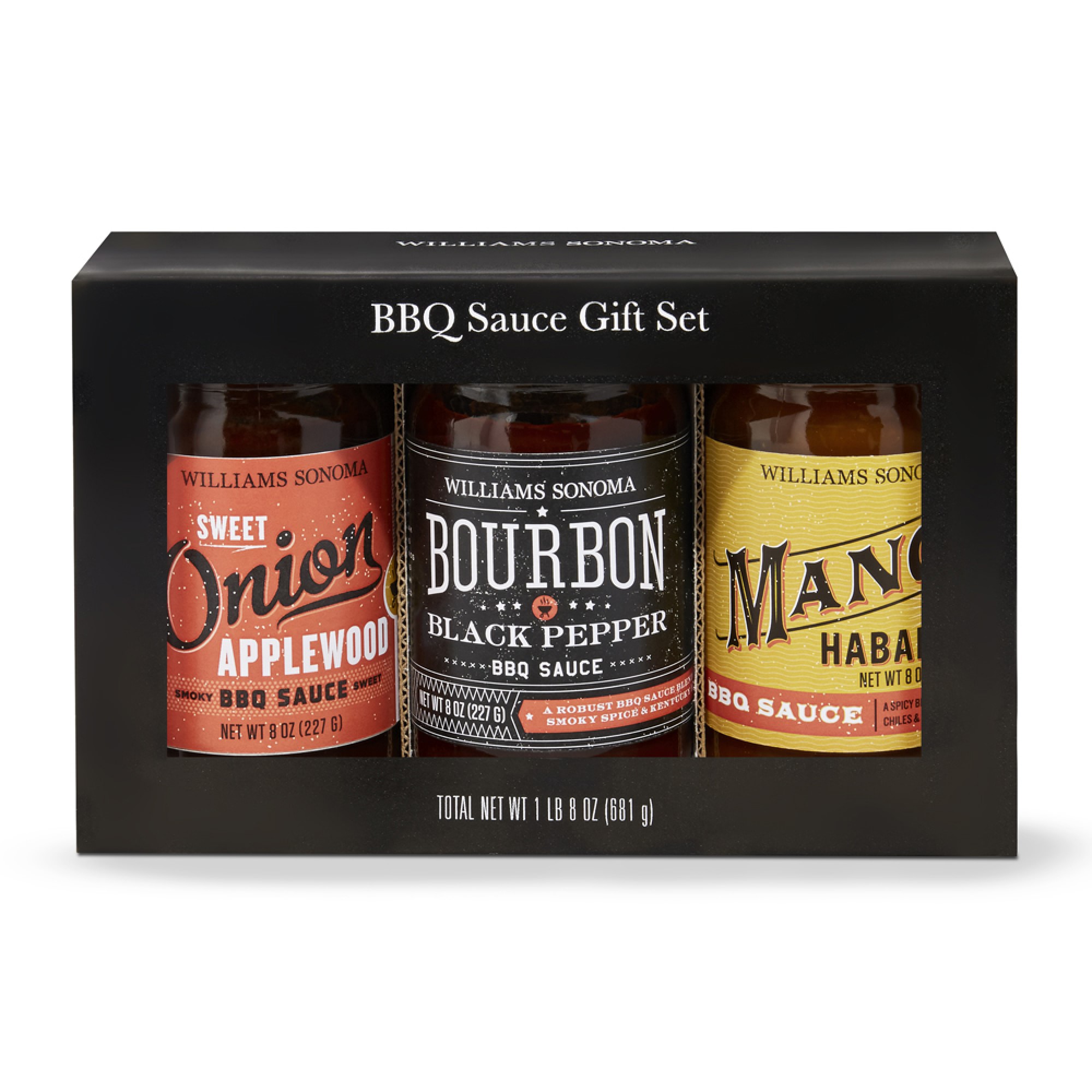 Williams Sonoma BBQ Sauce Gift Set, Sweet, Spicy & Smoky