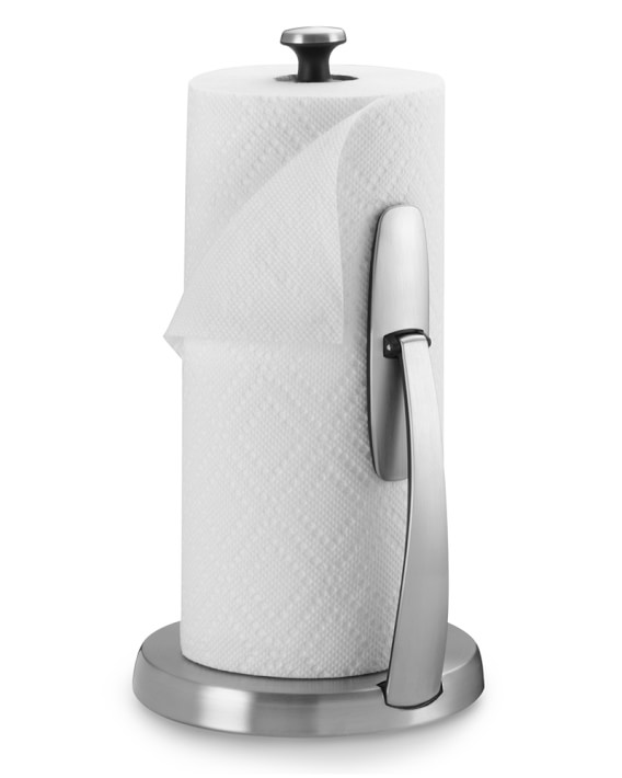 OXO Paper Towel Holder, Brushed Stainless-Steel