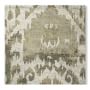 Burnished Ikat Hand Knotted Rug Swatch