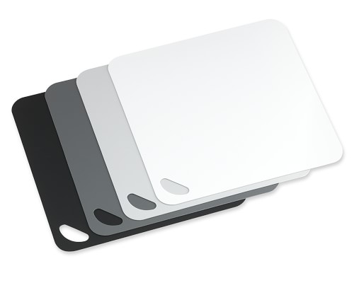 Dexas Flexi Synthetic Grey Tonal Cutting Boards, Set of 4
