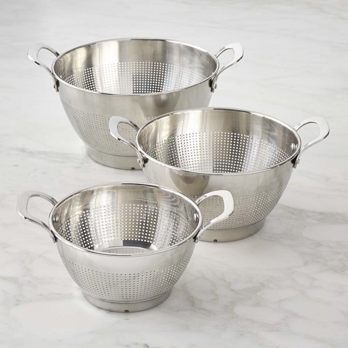 Williams Sonoma Stainless-Steel Colanders