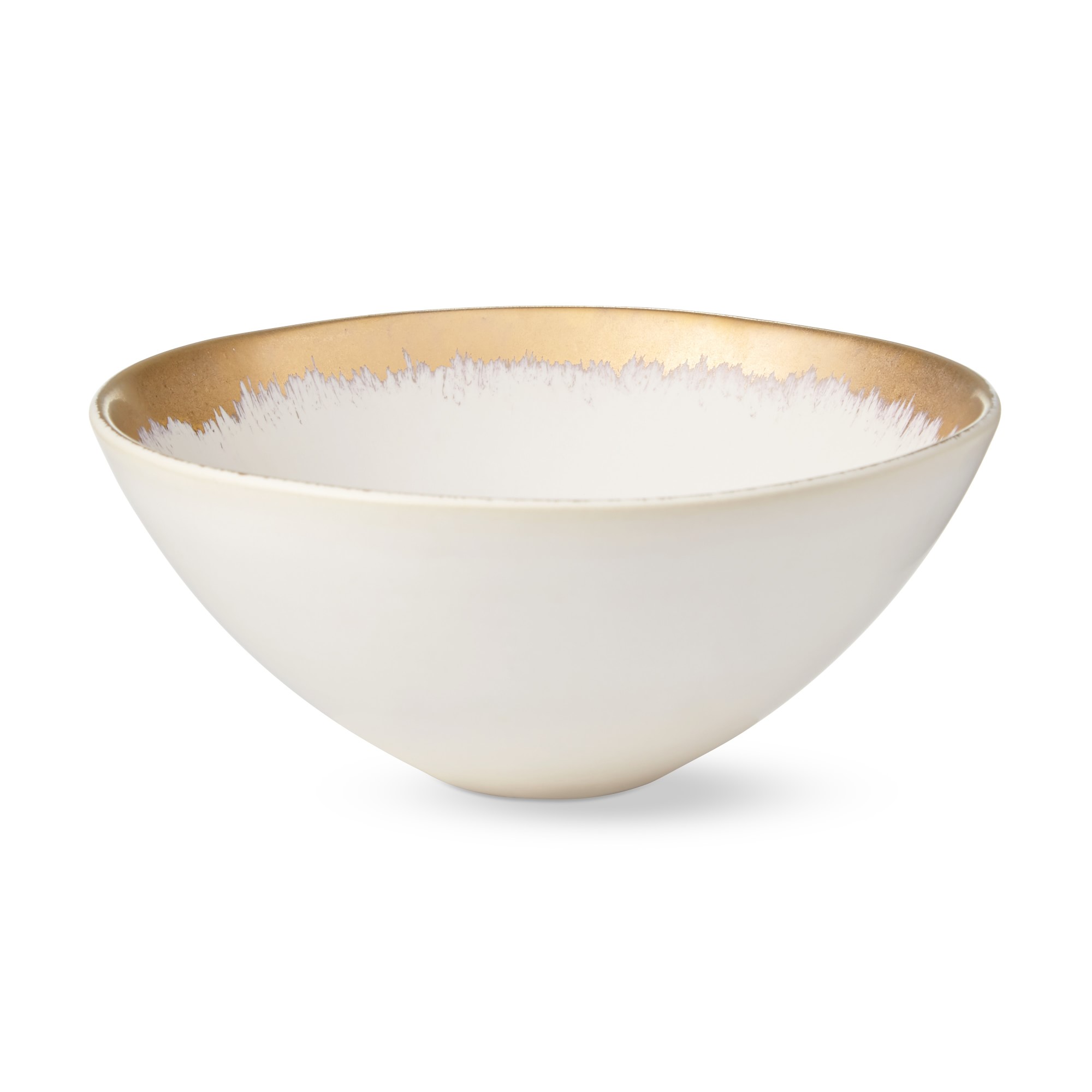 Brushed Gold Cereal Bowls, Set of 4