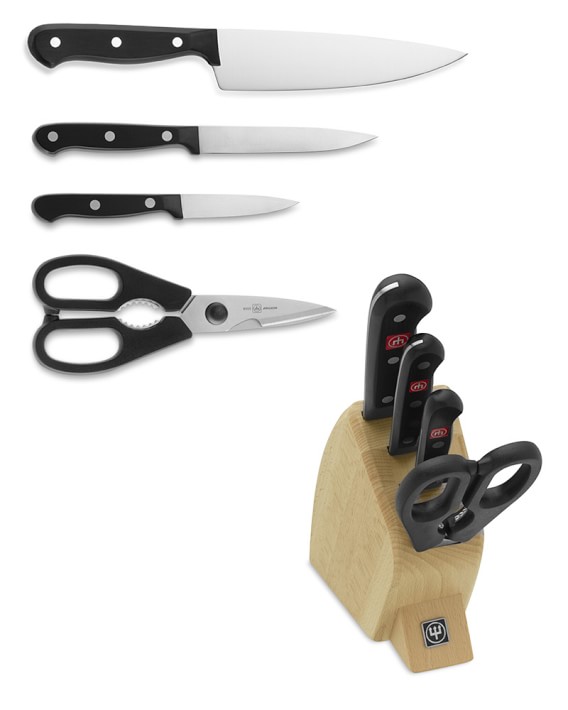 Wüsthof Gourmet 5-Piece Knife Block Set