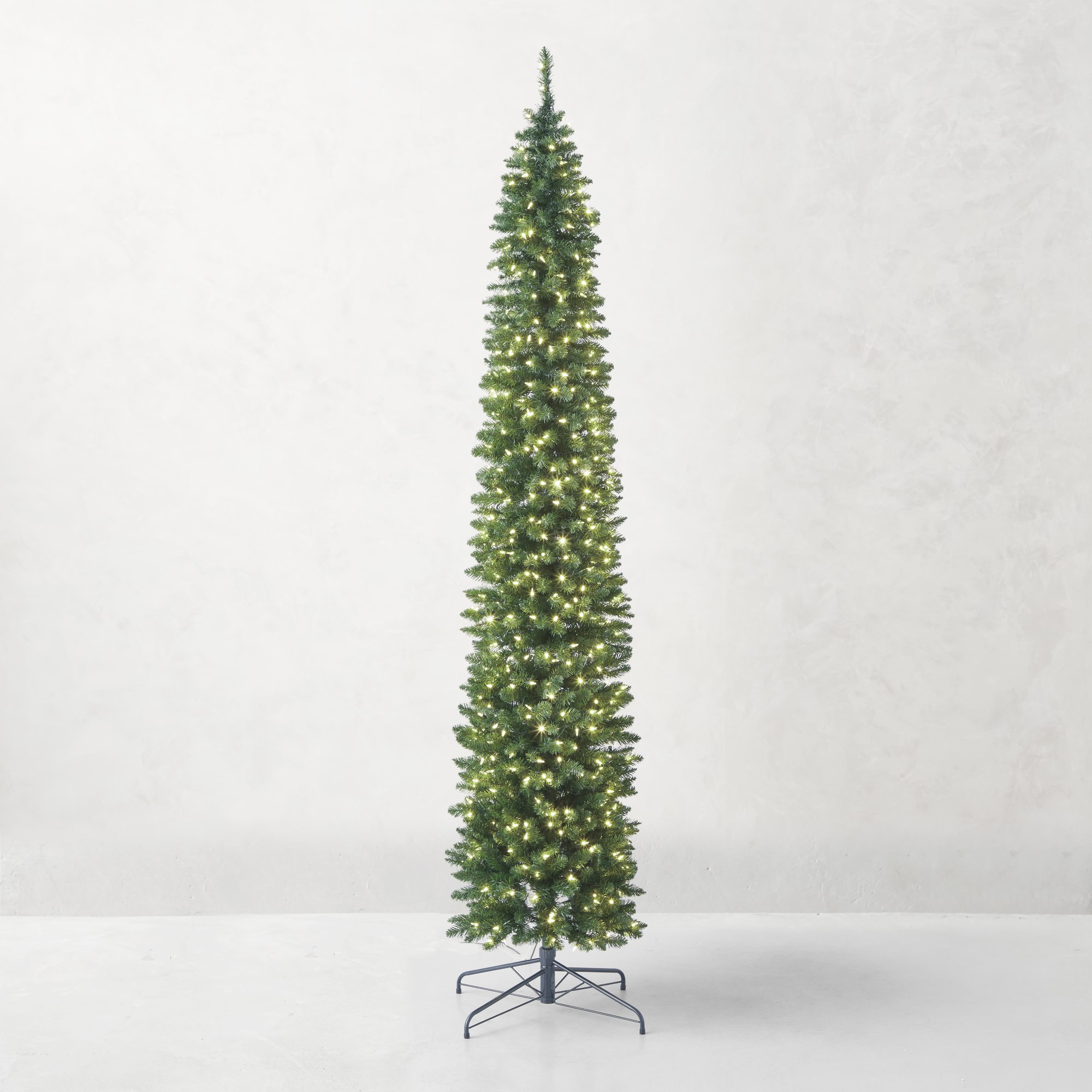 Balsam Hill Artificial Empire Pencil Pre-lit Christmas Tree, 6'-12'