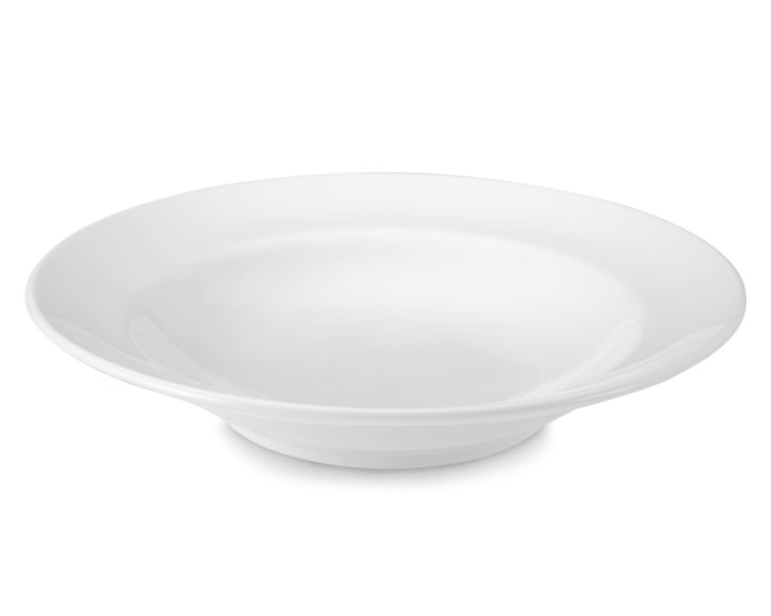 Brasserie All-White Porcelain Soup Bowls, Set of 4