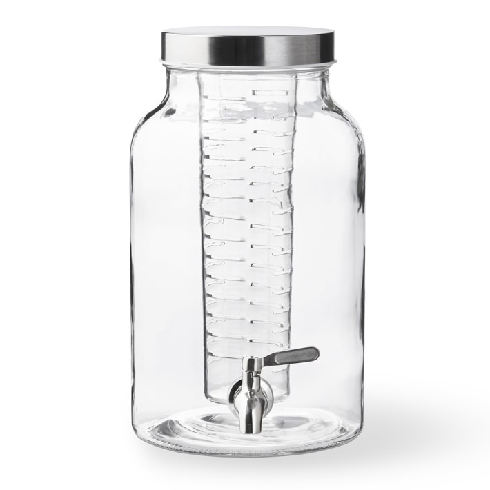 Essential Glass Beverage Dispenser with Infuser