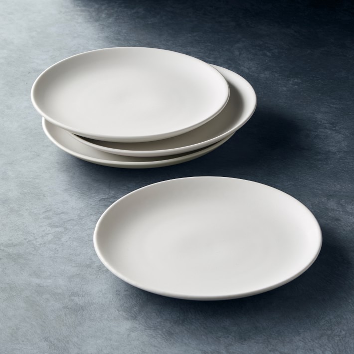 Open Kitchen by Williams Sonoma Matte Coupe Salad Plates, Set of 4