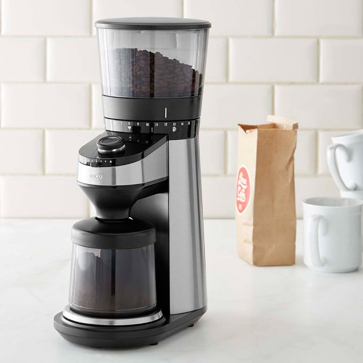 OXO On Conical Burr Grinder with Intelligent Scale