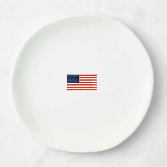 American Flag Dinner Plates - Set of 4