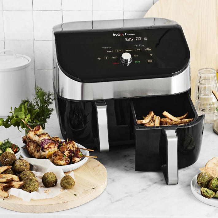 Instant Vortex&#8482; Plus Dual ClearCook Stainless-Steel Air Fryer, 8-Qt.