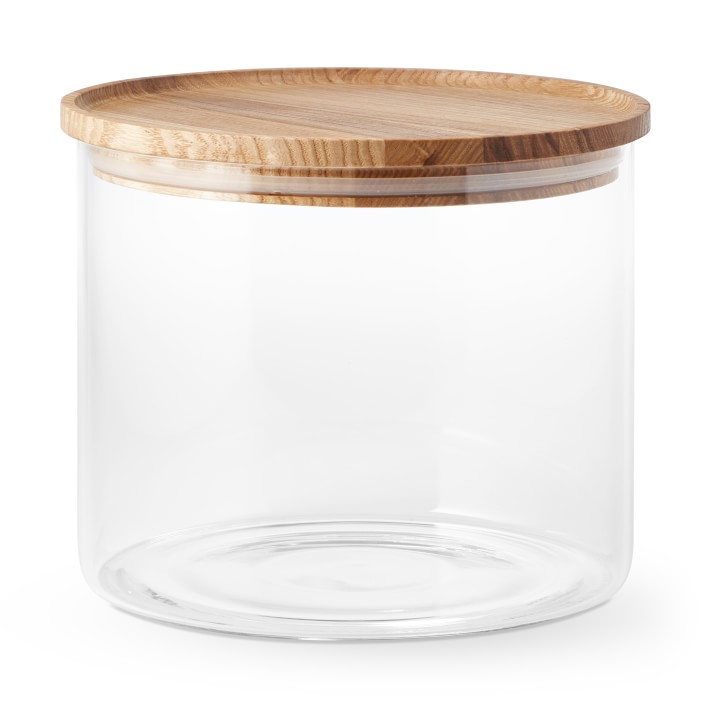 Hold Everything Stackable Glass Canister