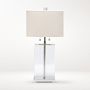 Crystal Block Table Lamp, Tall