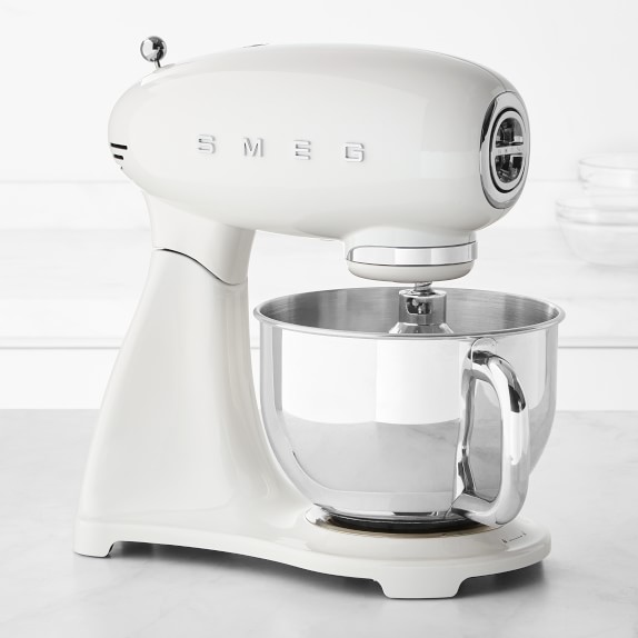 All-White Smeg Stand Mixer | Williams Sonoma