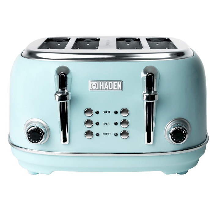 Haden Heritage 4-Slice Wide Slot Stainless Steel Toaster