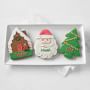Personalized Giant Holiday Cookies, Set of 3