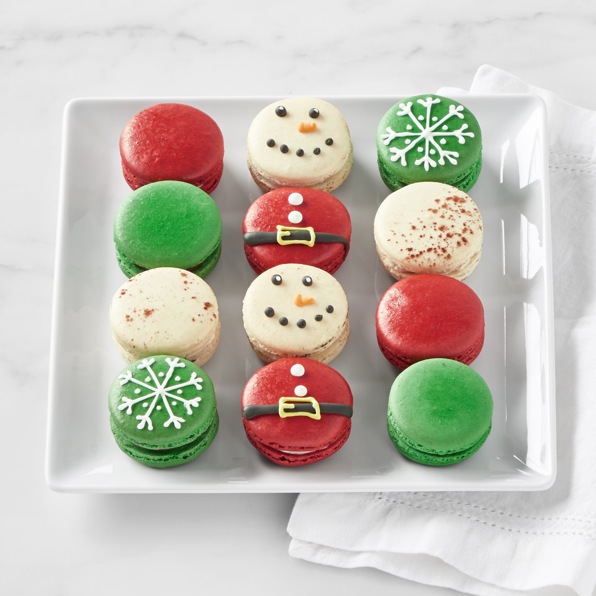 Holiday Macarons, Set of 12