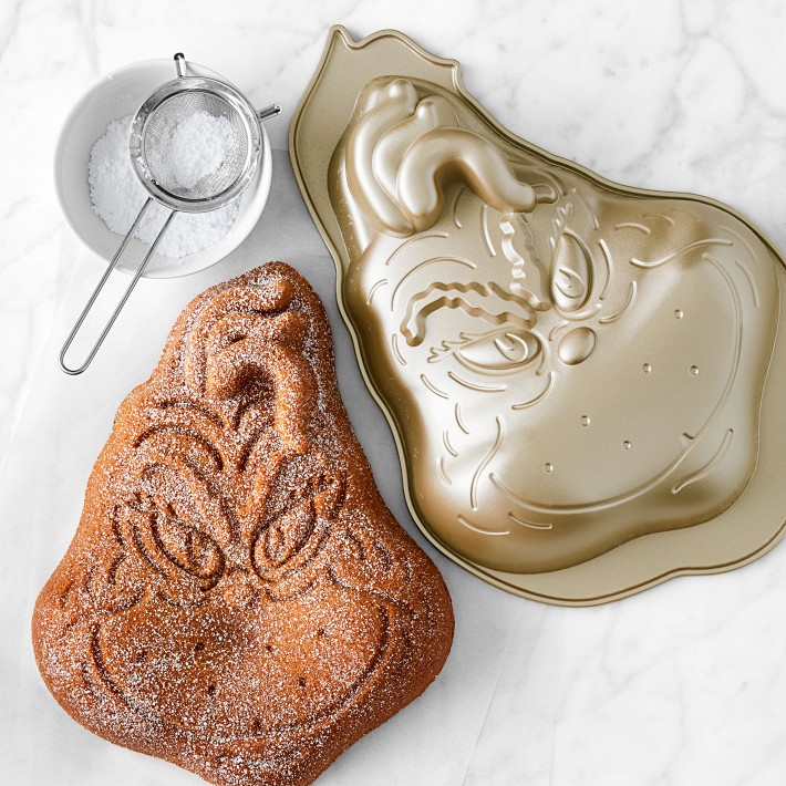 The Grinch™ Nonstick Cast Aluminum Cake Pan Williams Sonoma