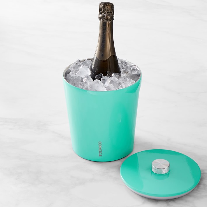 Corkcicle Ice Bucket, Gloss Turquoise