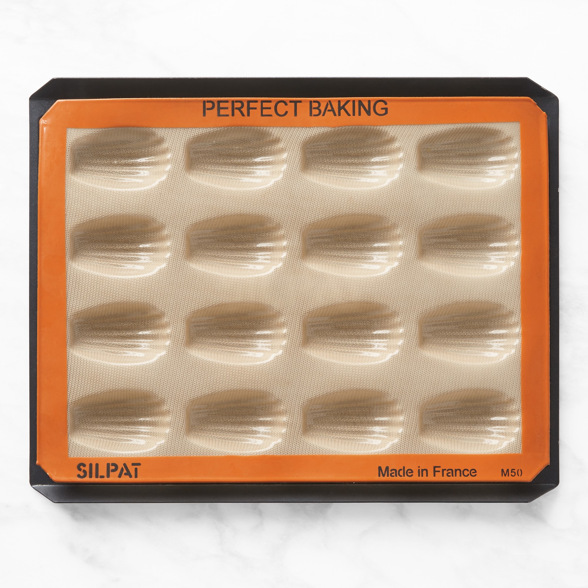 Silpat Nonstick Perforated Aluminum Baking Tray and Silpat Nonstick Madeleine Pan