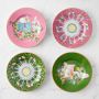 Famille Rose Boxed Appetizer Plates, Set of 4