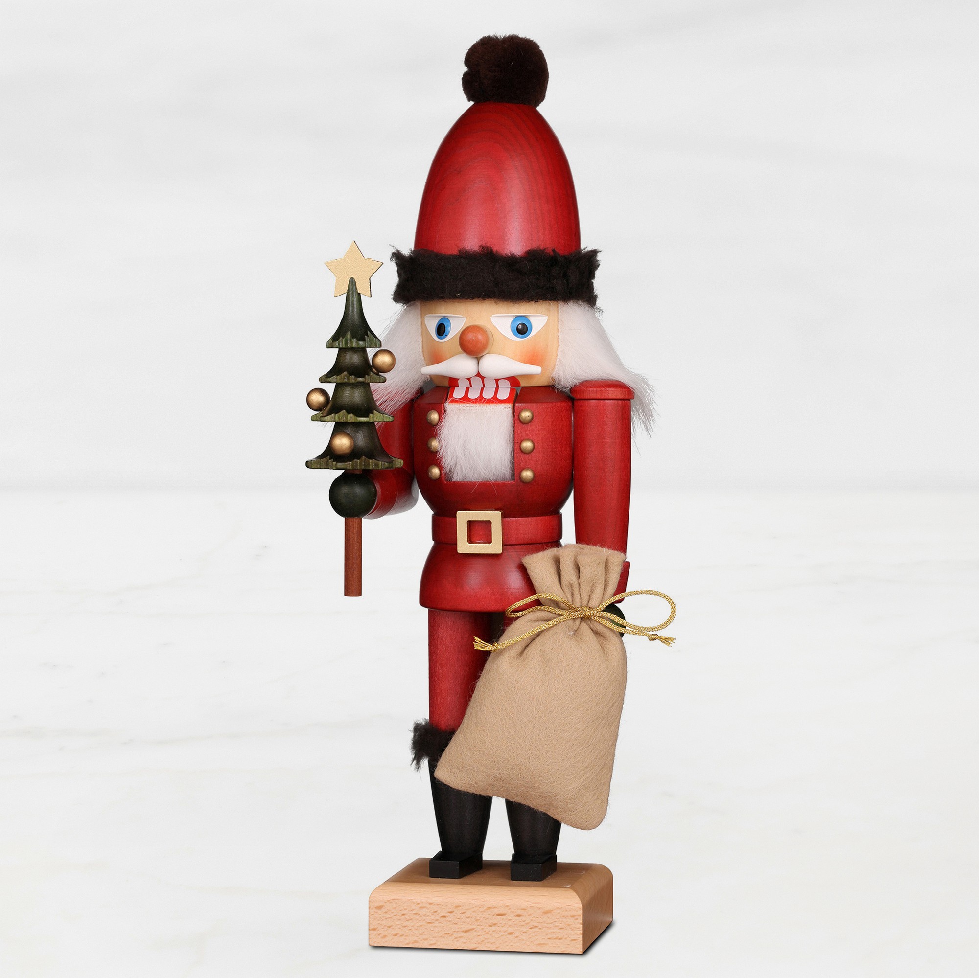 Christian Ulbricht Nutcracker Red Santa with Tree