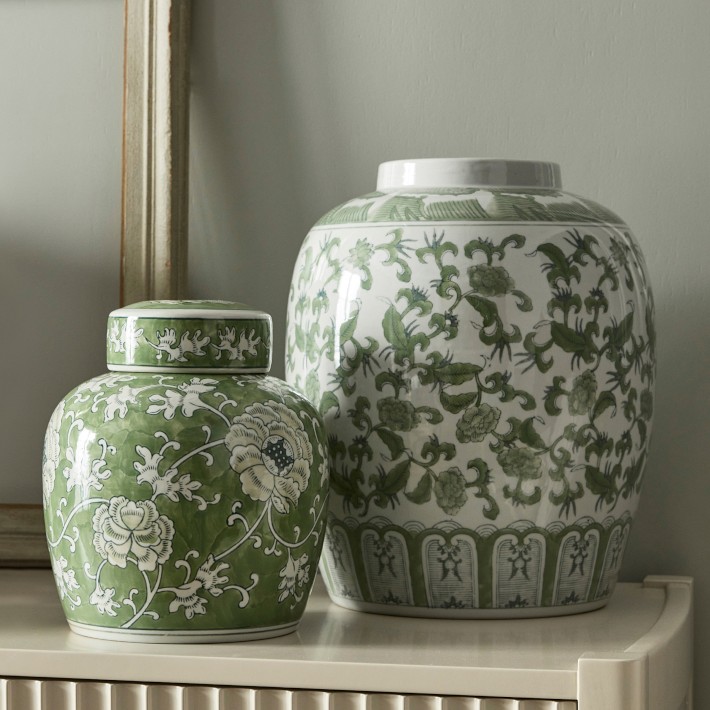 Chinoiserie Lidded Jar | Williams Sonoma