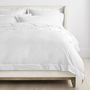 464 Thread Count Percale Hemstitch Duvet Cover &amp; Shams