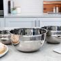 All-Clad Stainless-Steel 3-Piece Mixing Bowl Set
