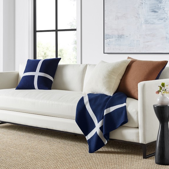 Cashmere & Wool Equestrian Throw Blanket Williams Sonoma