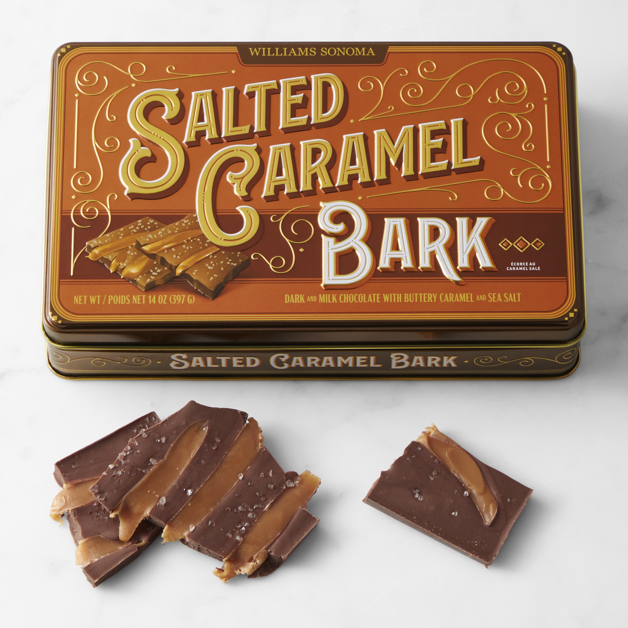 Williams Sonoma Salted Caramel Bark