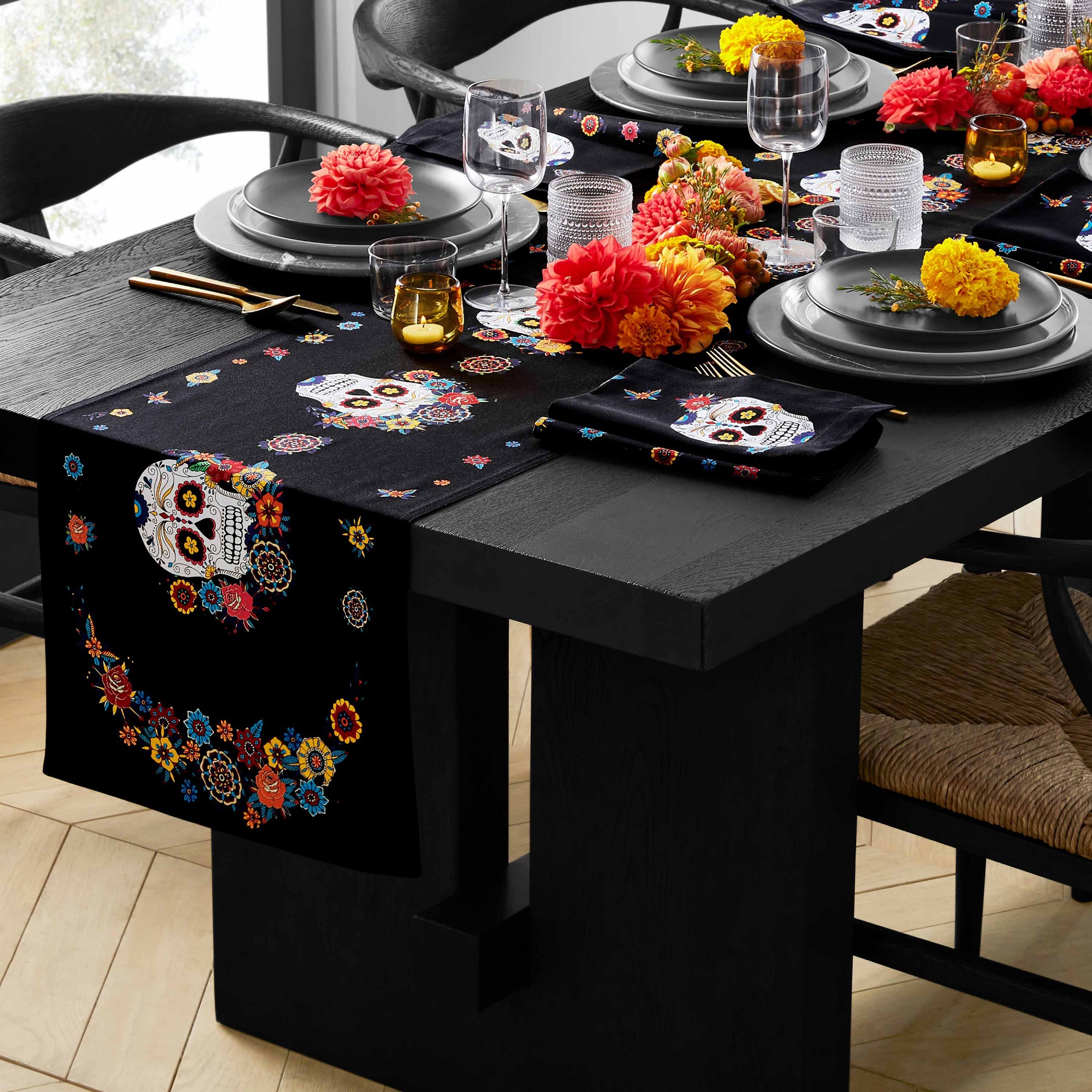 Day of the Dead Table Runner