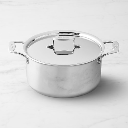 All-Clad D5® Brushed Stainless-Steel Stockpot, 8-Qt.