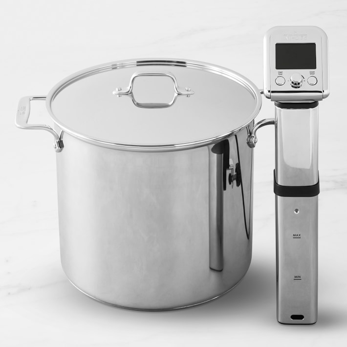 All-Clad Gourmet Accessories Stainless-Steel 16-Qt. Stock Pot &amp; Sous Vide